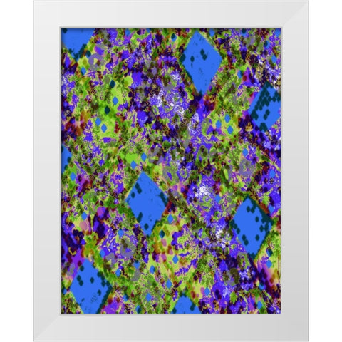 Snake Skin III White Modern Wood Framed Art Print by Biscardi, Nicholas