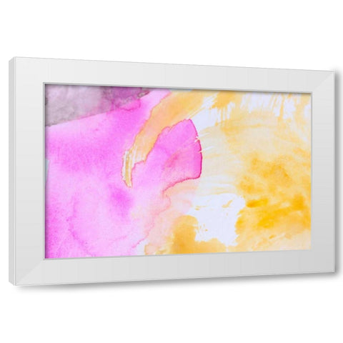 Watercolor I White Modern Wood Framed Art Print by Bryant, Susan