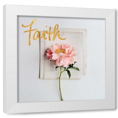 Tender Sentiment I White Modern Wood Framed Art Print by Gardner, Sarah