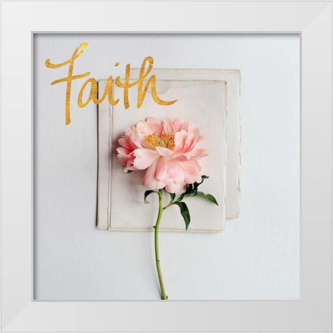 Tender Sentiment I White Modern Wood Framed Art Print by Gardner, Sarah