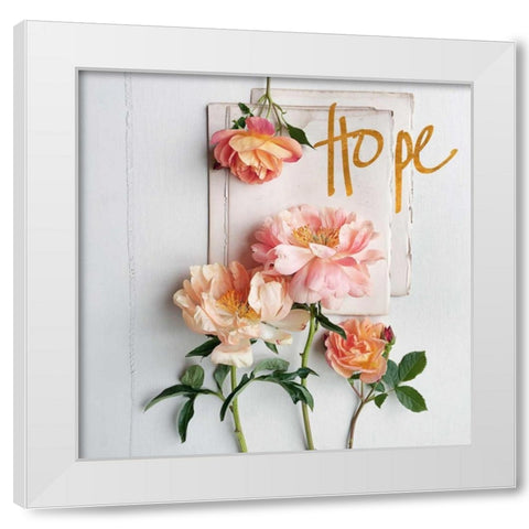 Tender Sentiment III White Modern Wood Framed Art Print by Gardner, Sarah