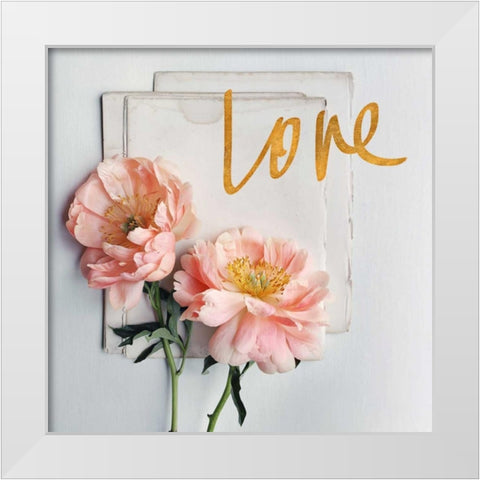 Tender Sentiment II White Modern Wood Framed Art Print by Gardner, Sarah