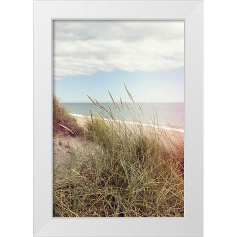 Beach Memories White Modern Wood Framed Art Print by Gardner, Sarah