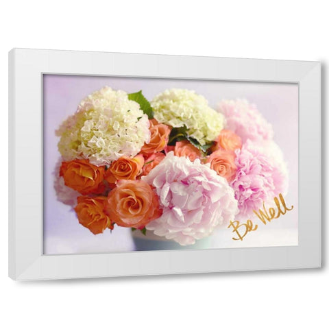 Be Well White Modern Wood Framed Art Print by Gardner, Sarah