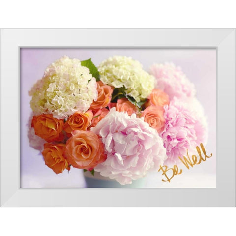Be Well White Modern Wood Framed Art Print by Gardner, Sarah