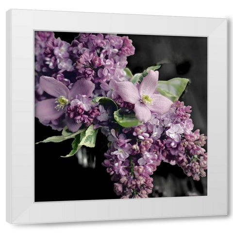 Fresh Evening Bloom White Modern Wood Framed Art Print by Gardner, Sarah