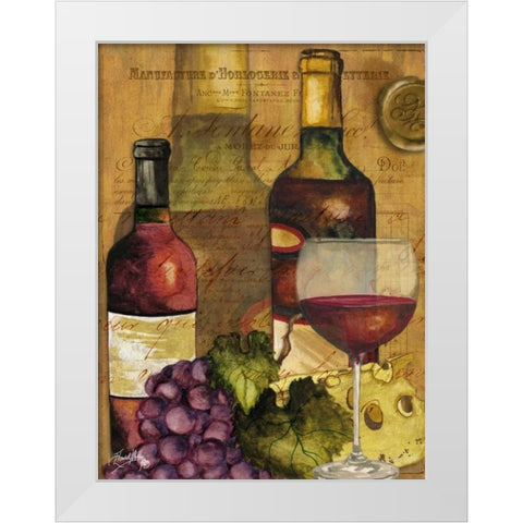 A Good Vintage on Gold I White Modern Wood Framed Art Print by Medley, Elizabeth