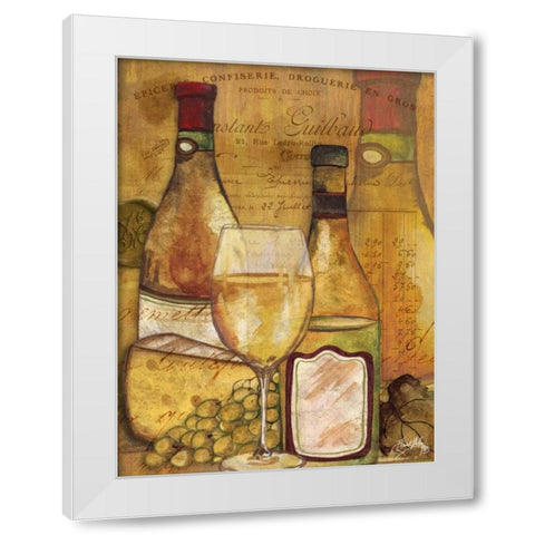 A Good Vintage on Gold II White Modern Wood Framed Art Print by Medley, Elizabeth