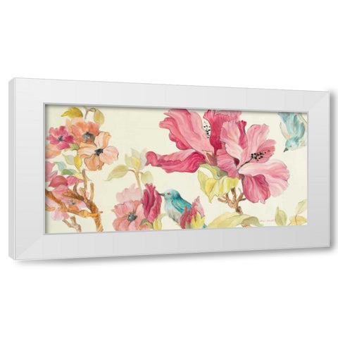 Tropical Grace White Modern Wood Framed Art Print by Loreth, Lanie