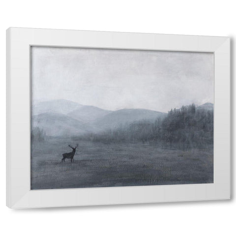 Natures Beauty White Modern Wood Framed Art Print by Johnson, Walt