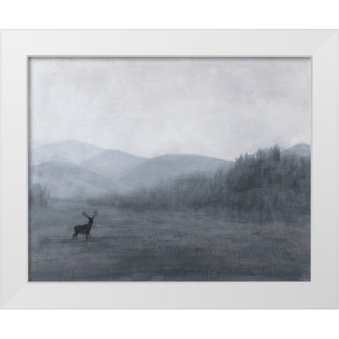 Natures Beauty White Modern Wood Framed Art Print by Johnson, Walt