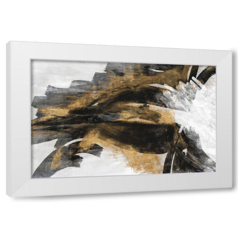 Sandy Spirit White Modern Wood Framed Art Print by Johnson, Walt