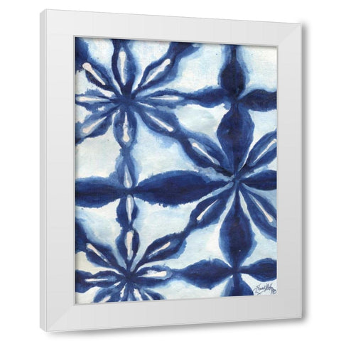 Shibori I White Modern Wood Framed Art Print by Medley, Elizabeth