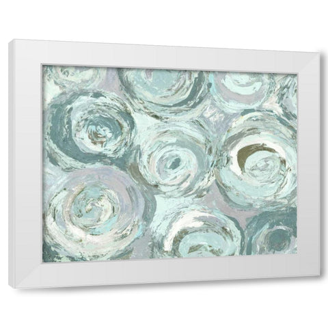 Continuum Light White Modern Wood Framed Art Print by Loreth, Lanie