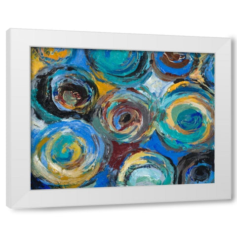 Continuum White Modern Wood Framed Art Print by Loreth, Lanie