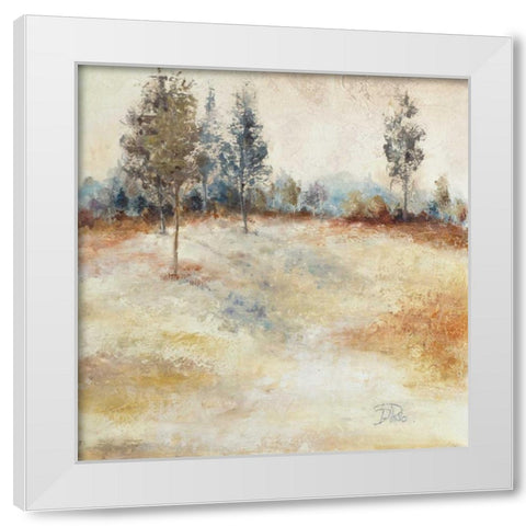 Quiet Forest II White Modern Wood Framed Art Print by Pinto, Patricia