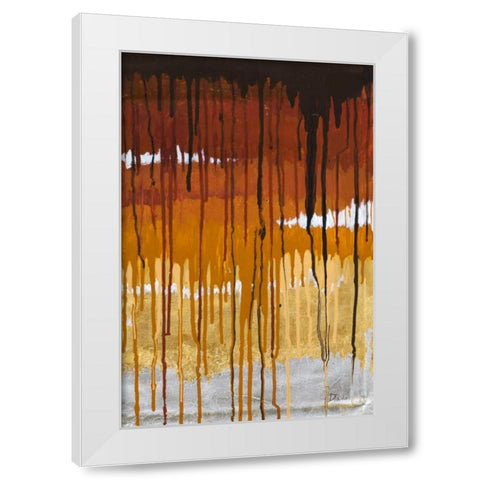 Summer Rain II White Modern Wood Framed Art Print by Pinto, Patricia