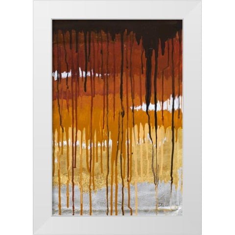 Summer Rain II White Modern Wood Framed Art Print by Pinto, Patricia