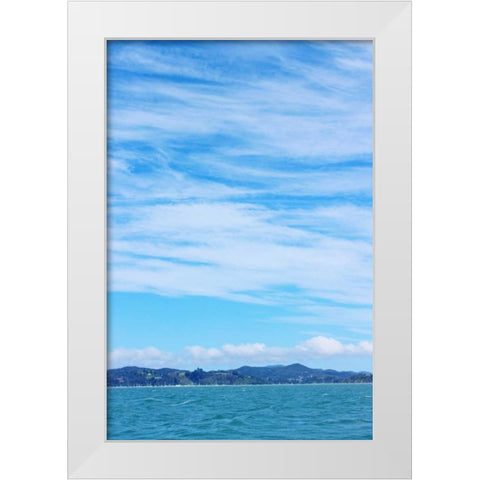 Sky and Water White Modern Wood Framed Art Print by Coppel, Anna