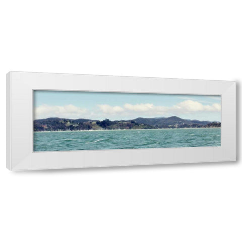 European Coast White Modern Wood Framed Art Print by Coppel, Anna