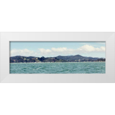 European Coast White Modern Wood Framed Art Print by Coppel, Anna