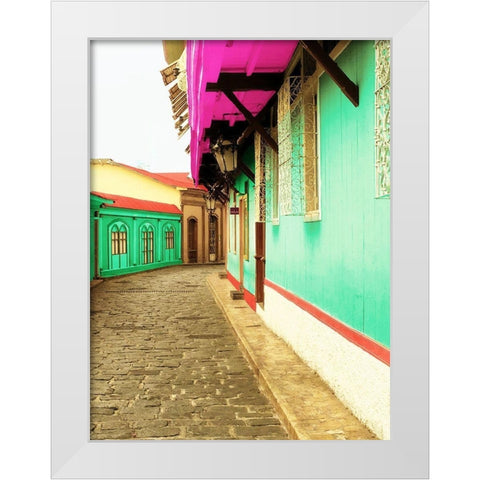 Island Trips White Modern Wood Framed Art Print by Coppel, Anna