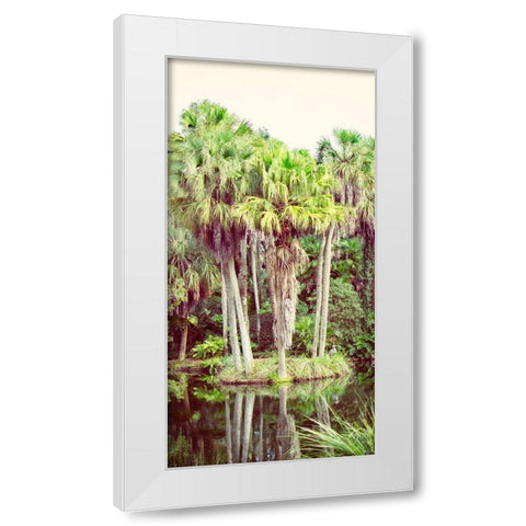 Silent Stream White Modern Wood Framed Art Print by Coppel, Anna