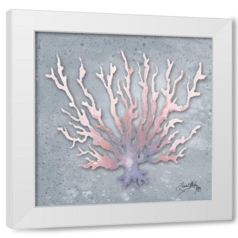 Mermaid Treasure IV White Modern Wood Framed Art Print by Medley, Elizabeth