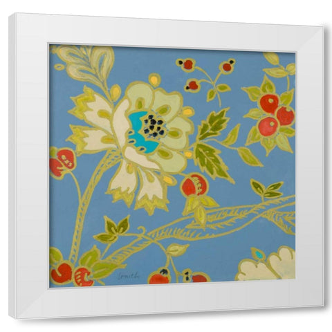 Berry Cherry II White Modern Wood Framed Art Print by Loreth, Lanie