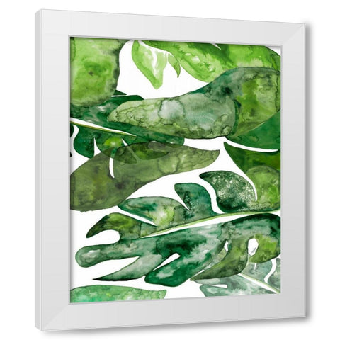 Watercolor Party II White Modern Wood Framed Art Print by James, Nola