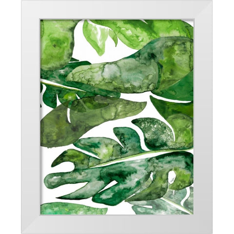 Watercolor Party II White Modern Wood Framed Art Print by James, Nola