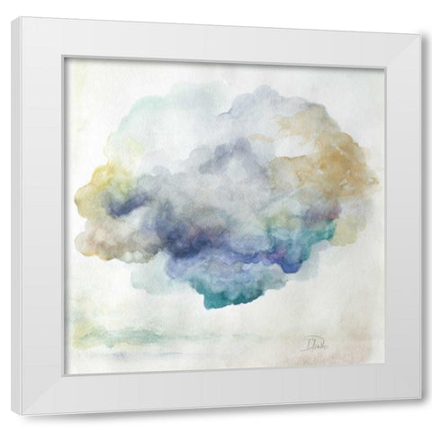 Clouds II White Modern Wood Framed Art Print by Pinto, Patricia