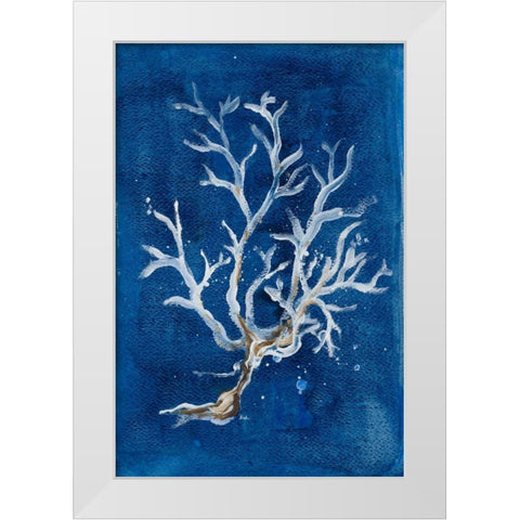 White Corals I White Modern Wood Framed Art Print by Pinto, Patricia