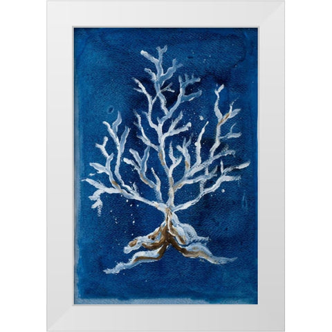 White Corals II White Modern Wood Framed Art Print by Pinto, Patricia