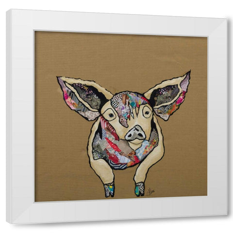 Farm Collage I White Modern Wood Framed Art Print by Ritter, Gina