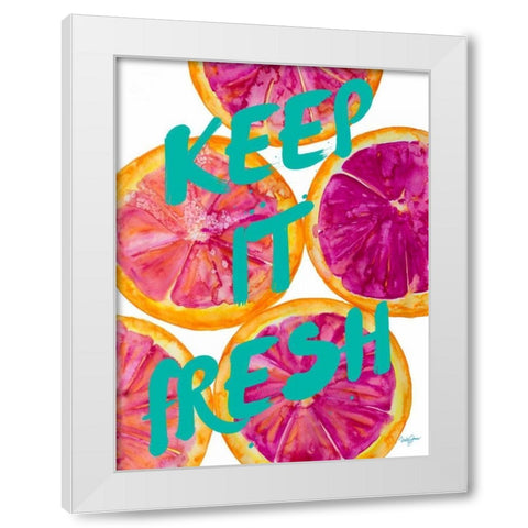 Fresh and Sweet I White Modern Wood Framed Art Print by James, Nola