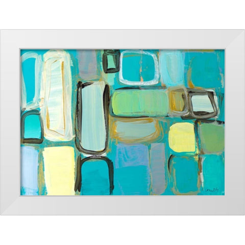 Standing Imitation II White Modern Wood Framed Art Print by Loreth, Lanie