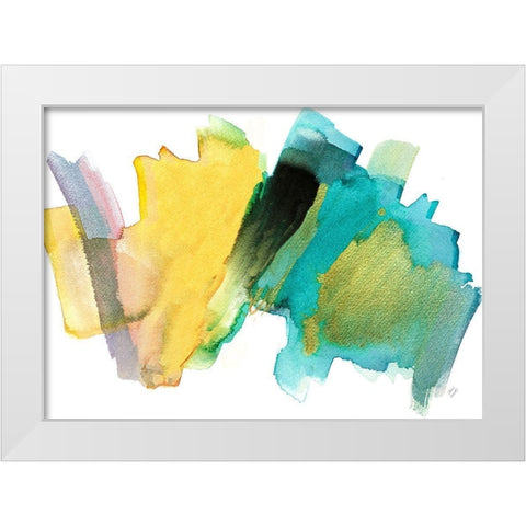 Bright Visions White Modern Wood Framed Art Print by Loreth, Lanie