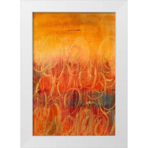 Retrospective I White Modern Wood Framed Art Print by Loreth, Lanie