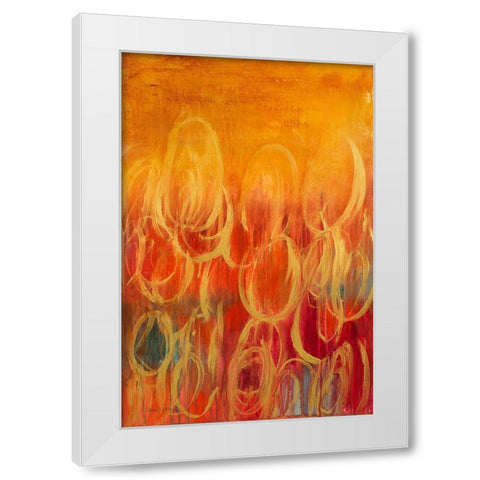 Retrospective II White Modern Wood Framed Art Print by Loreth, Lanie