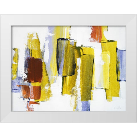 Spring Drifts II White Modern Wood Framed Art Print by Loreth, Lanie