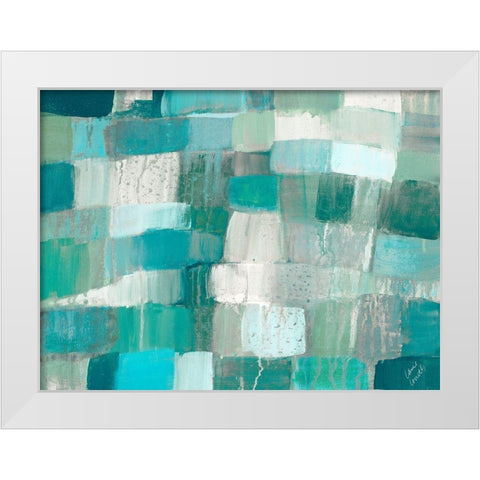 Fortitude White Modern Wood Framed Art Print by Loreth, Lanie