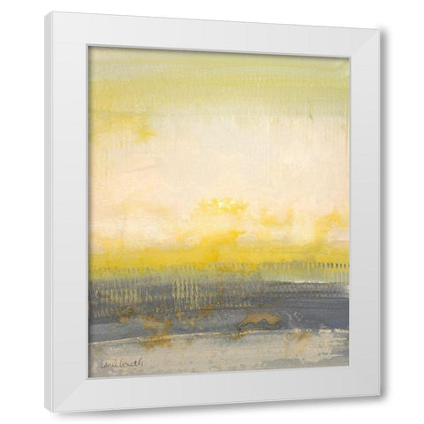 English Summer White Modern Wood Framed Art Print by Loreth, Lanie