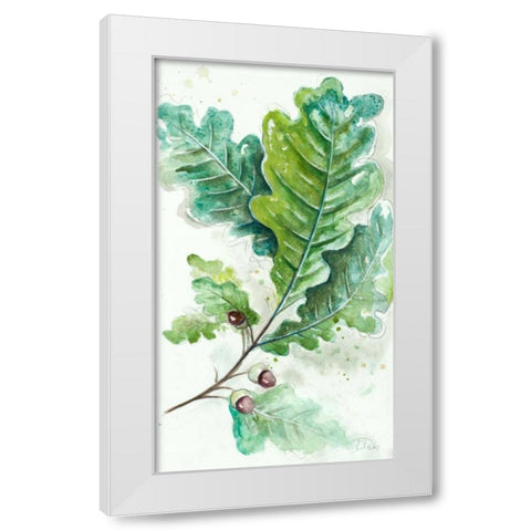 Branches To The Wind II White Modern Wood Framed Art Print by Pinto, Patricia