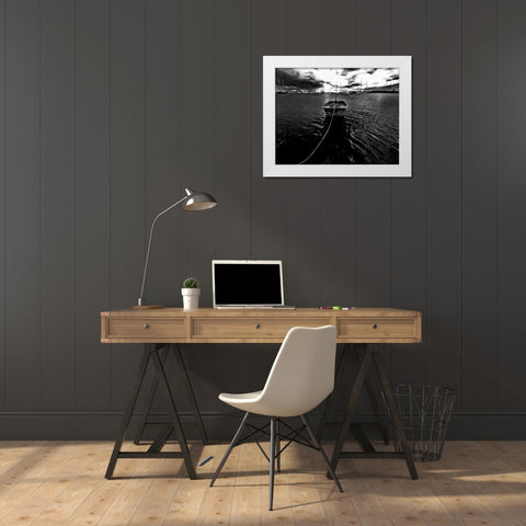Seaworthy White Modern Wood Framed Art Print by Bill Carson Photography