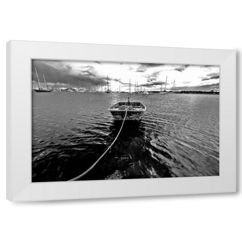 Seaworthy White Modern Wood Framed Art Print by Bill Carson Photography