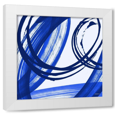 Cool Winds White Modern Wood Framed Art Print by Meneely, Dan