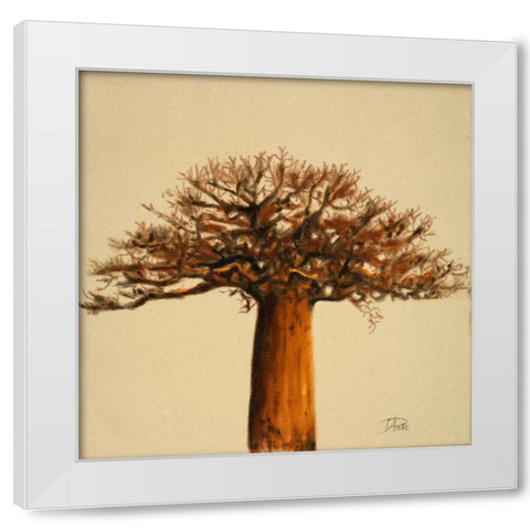 Madagascar Safari I White Modern Wood Framed Art Print by Pinto, Patricia