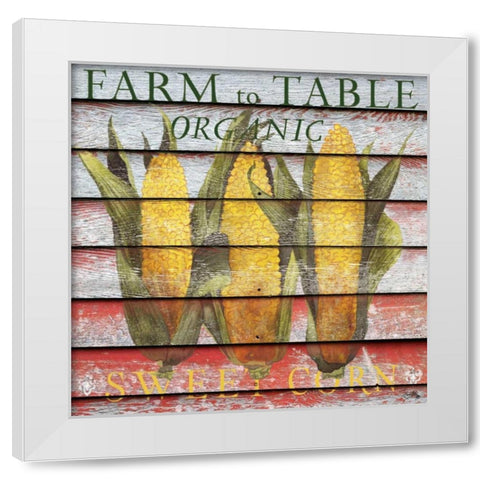 Farm to Table White Modern Wood Framed Art Print by Medley, Elizabeth