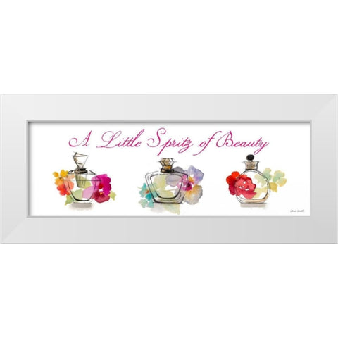 Class and Beauty II White Modern Wood Framed Art Print by Loreth, Lanie